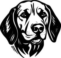 Beagle, Minimalist and Simple Silhouette - illustration vector