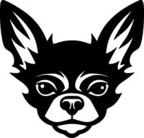 Chihuahua, Black and White illustration vector