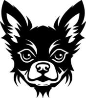 Chihuahua, Minimalist and Simple Silhouette - illustration vector