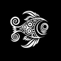 Clownfish, Minimalist and Simple Silhouette - illustration vector