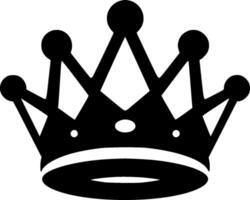 Crown, Minimalist and Simple Silhouette - illustration vector