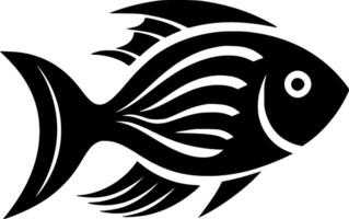 Fish - Minimalist and Flat Logo - illustration vector