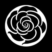 Flower, Minimalist and Simple Silhouette - illustration vector