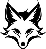Fox, Minimalist and Simple Silhouette - illustration vector
