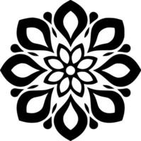 Mandala, Minimalist and Simple Silhouette - illustration vector