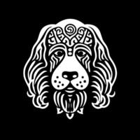 Poodle, Minimalist and Simple Silhouette - illustration vector