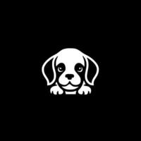 Puppy - Minimalist and Flat Logo - illustration vector