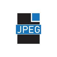 JPEG file icon vector