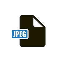 JPEG file icon vector
