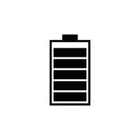 Battery element icon vector