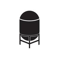 silo simple icon vector