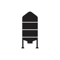 silo simple icon vector