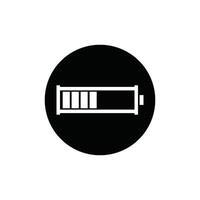 Battery element icon vector