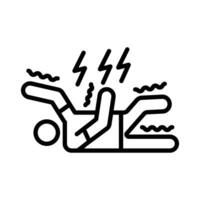 Epilepsy icon outline vector