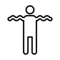 Flexibility icon outline vector