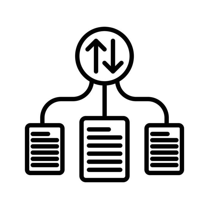 Data Flow Icon Vector Art, Icons, and Graphics for Free Download