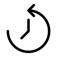 counterclockwise rotation icon vector
