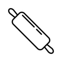 rolling pin icon vector