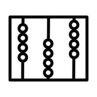 Abacus icon design in filled and outlined style vector