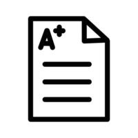 Assessment icon design in filled and outlined style vector