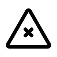 Attention Warning sign icon design in filled and outlined style vector