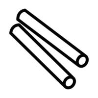 Chalk icon design in filled and outlined style vector