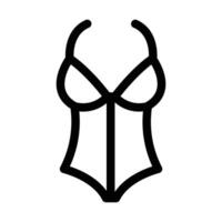 Corset icon design in filled and outlined style vector