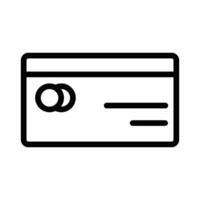 Credit Card icon design in filled and outlined style vector