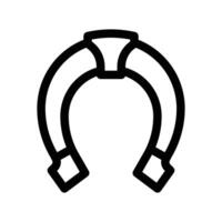 Horseshoe icon design in filled and outlined style vector