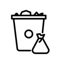 Leftovers Disposal icon design in filled and outlined style vector
