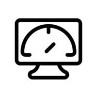 Page speed icon design in filled and outlined style vector
