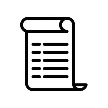 Script icon design in filled and outlined style vector