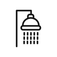 shower icon design in filled and outlined style vector
