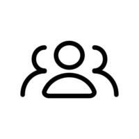 Squad icon design in filled and outlined style vector