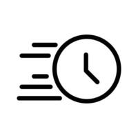 Time passing icon design in filled and outlined style vector