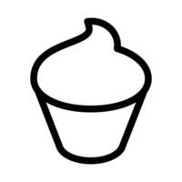 Yogurt icon design in filled and outlined style vector