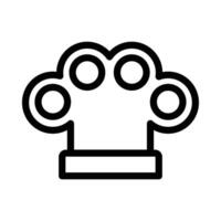 brass knuckles icon design in filled and outlined style vector
