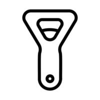 bottle opener icon design in filled and outlined style vector