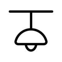 ceiling spotlight icon design in filled and outlined style vector