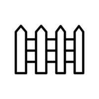 fence icon design in filled and outlined style vector