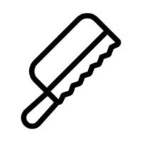 hacksaw icon design in filled and outlined style vector