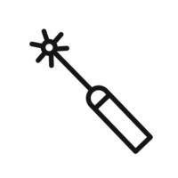 laser icon outline vector