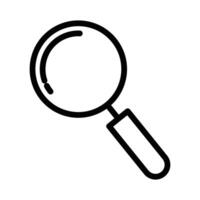 search icon design in filled and outlined style vector