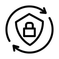 secure checkout icon design in filled and outlined style vector