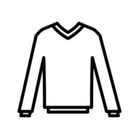 sweater icon design in filled and outlined style vector
