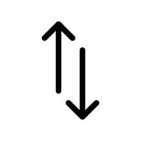 swap Icon design in filled and outlined style vector
