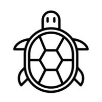 turtle icon design in filled and outlined style vector