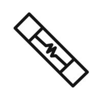 Electric fuse icon linear graphics sign vector