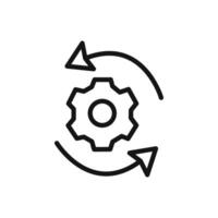 processing icon linear graphics sign vector