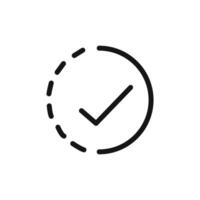 submit progress icon linear graphics sign vector
